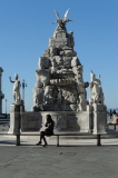 - TRIESTE - Piazza Unità d'Italia, la fontana dei 4 Continenti